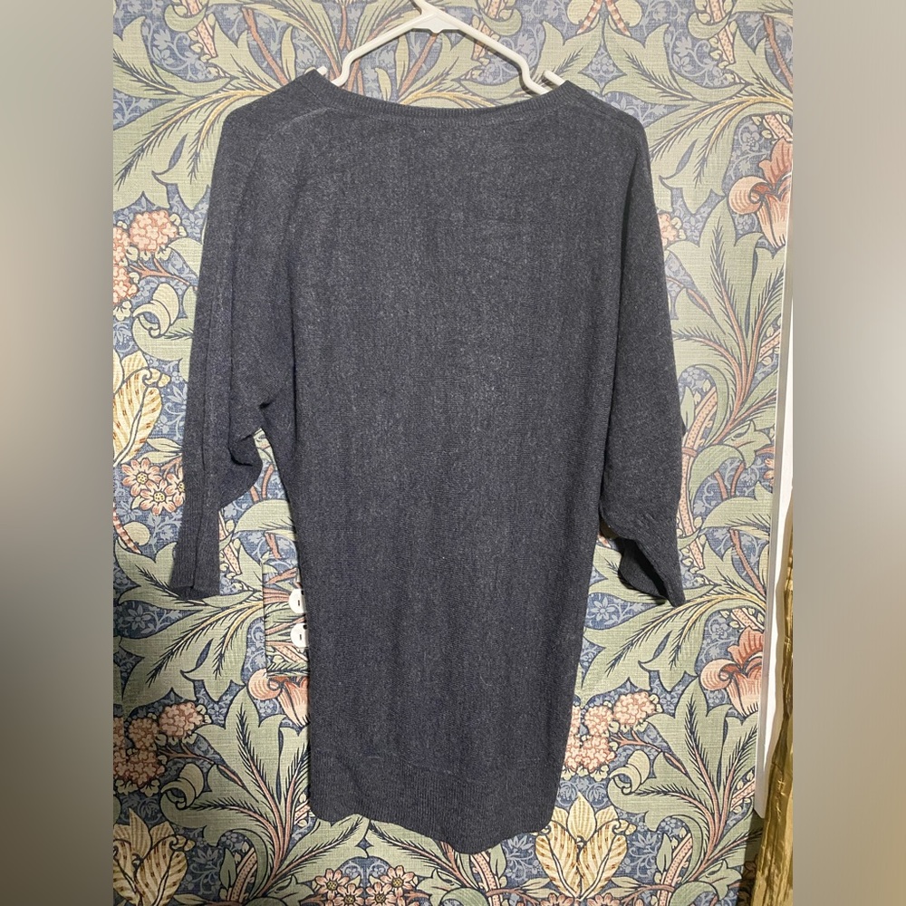 New York & Company Dark Gray Long Sleeve Dress - Picture 3 of 5